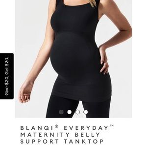 Blanqi maternity support tank top size M in black